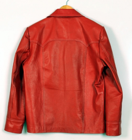 Brad Pitt Fight Club Leather Jacket - S Slim