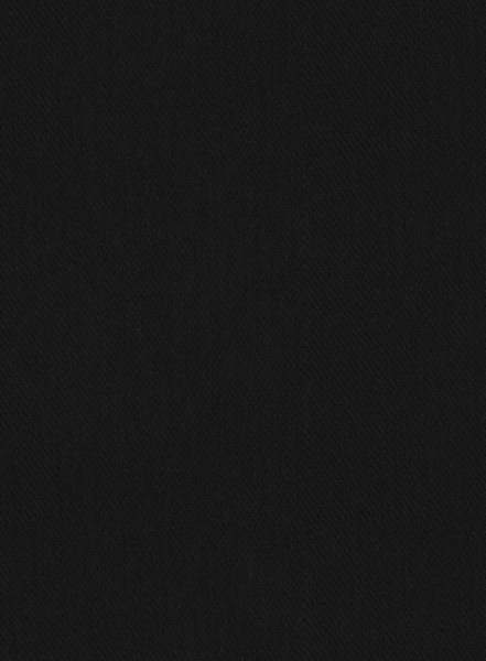 Heavy Knit Black Stretch Chino Suit