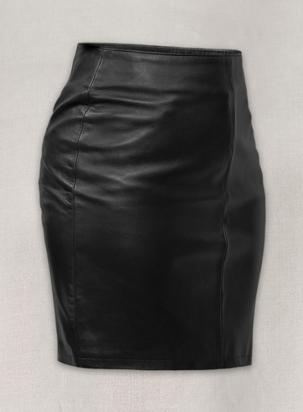 Rihanna Leather Skirt