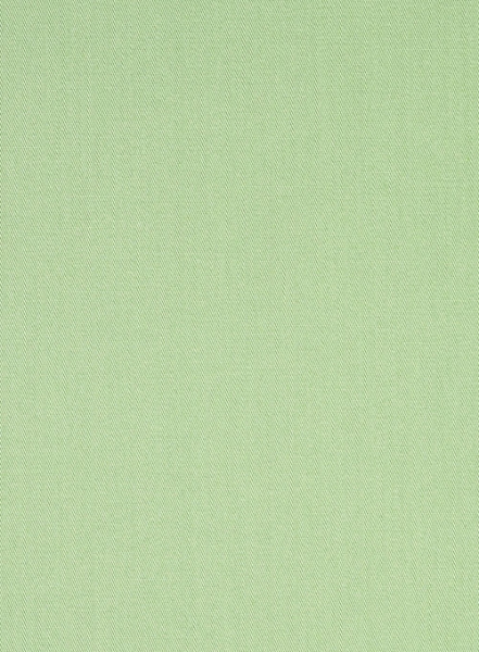 Moss Green Stretch Twill Shirt - Half Sleeves