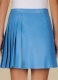Semi Pleated Leather Skirt - # 487