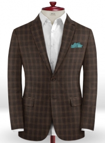Napolean Mirro Brown Wool Jacket