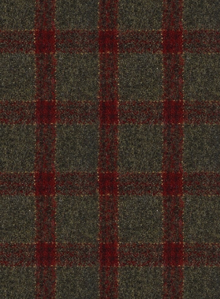 Italian Jacopi Melange Green Tweed Pea Coat