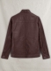 Thunder Storm Burgundy Biker Leather Jacket