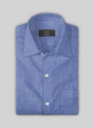 Filafil Poplene Blue Shirt