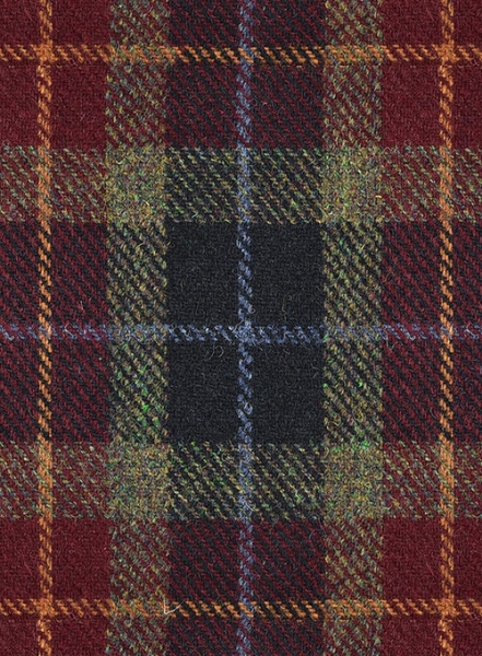 Harris Tweed Oscar Tartan Pea Coat