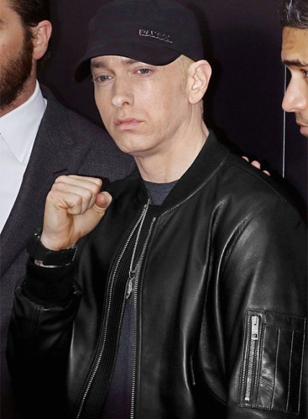 Eminem Red Carpet Leather Jacket
