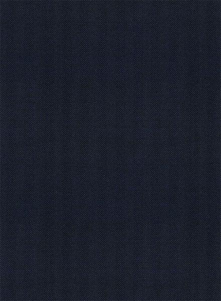 Napolean Navy Herringbone Wool Jacket