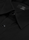 Plain Front Black Tuxedo Shirt