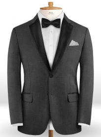Napolean Metro Gray Wool Tuxedo Jacket