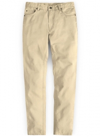 Stretch Summer Light Khaki Chino Jeans