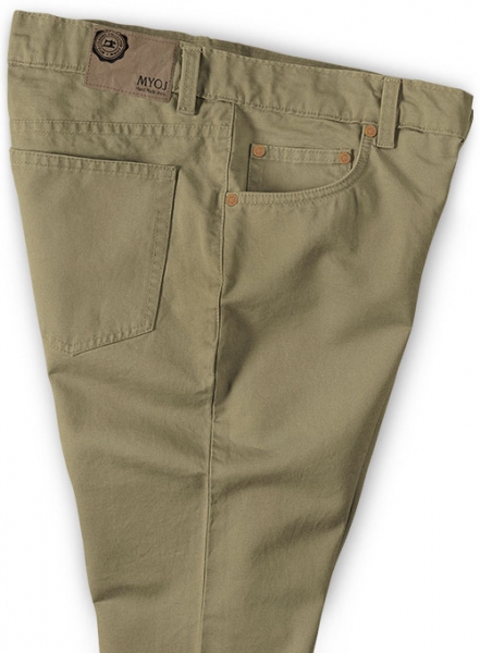Summer Weight Stone Khaki Chino Jeans