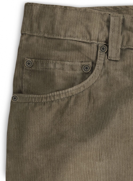English Beige Corduroy Jeans
