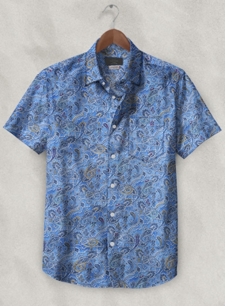 Leggiuno Linen Tamia Shirt - Half Sleeves