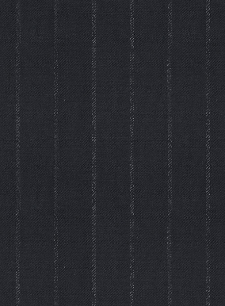Reda Midnight Blue Stripes Wool Jacket