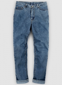Indigo Blue Jeggings - Light Weight Jeans - Blast Wash