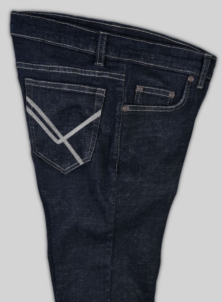 Marlin Blue Stretch Hard Wash Jeans - Look # 459