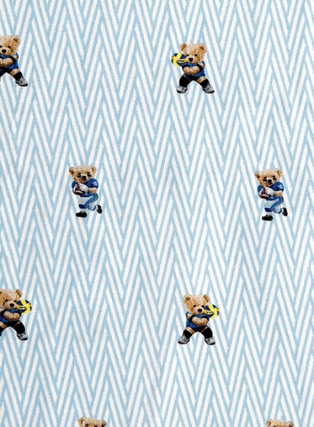 Italian Cotton Sporty Bear Shirt - Half Sleeves
