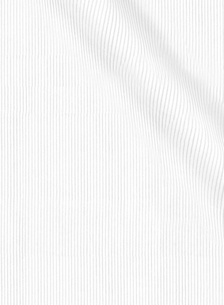 White Stretch Corduroy Jacket