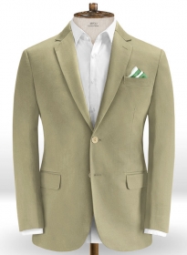 Dark Khaki Stretch Chino Jacket