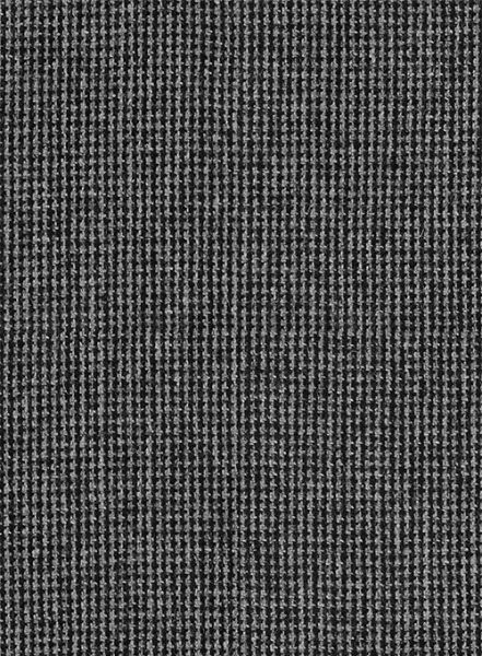 Vintage Gray Macro Weave Tweed Overcoat