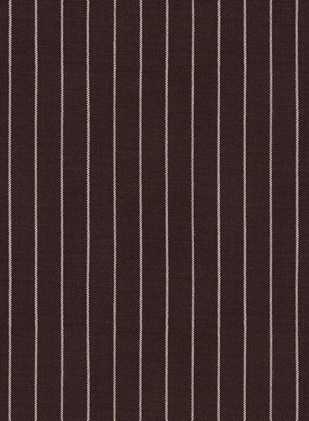 Napolean Brown Stripe Wool Suit