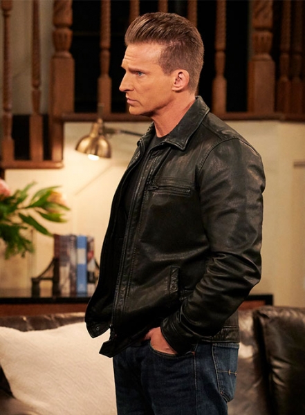 Steve Burton General Hospital Leather Jacket