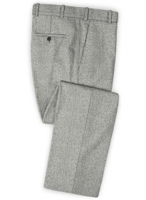 Harris Tweed Wide Herringbone Gray Pants