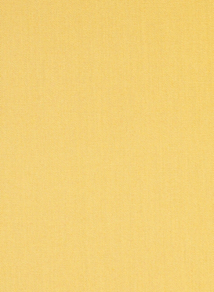 Yellow Stretch Twill Shirt - Half Sleeves