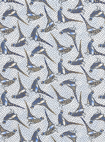 Italian Birds Cotton Shirt