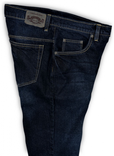 The Blue Hard Wash Whisker Jeans