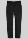 Black Stretch Chino Pants