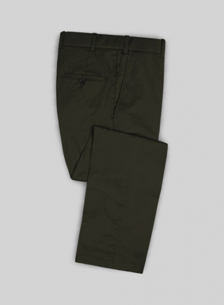Dark Olive Green Chino Pants