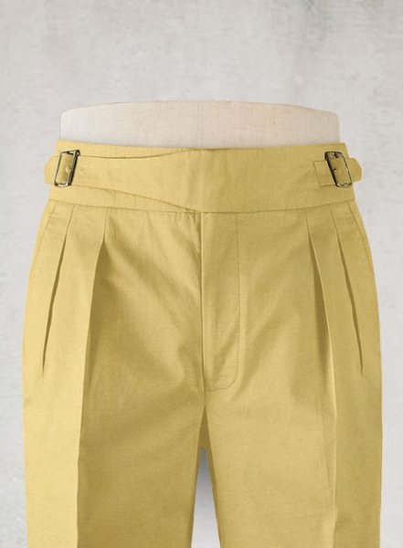 Light Khaki Chino Gurkha Trousers