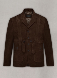 Safari Dune Suede Leather Blazer