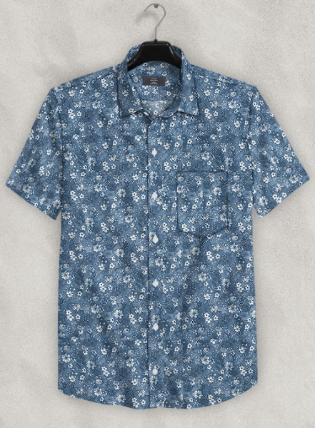 Italian Coseni Cotton Shirt - Half Sleeves