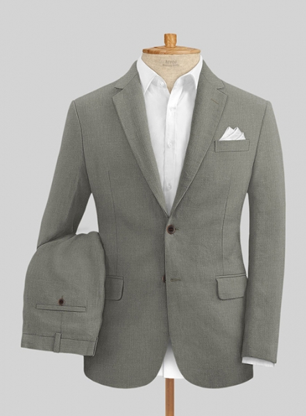 Sage Green Pure Linen Suit