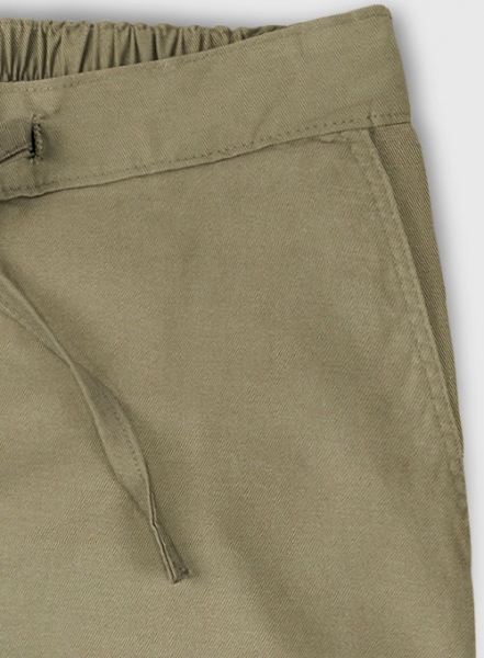 Lounge Style Summer Weight Stone Khaki Chinos