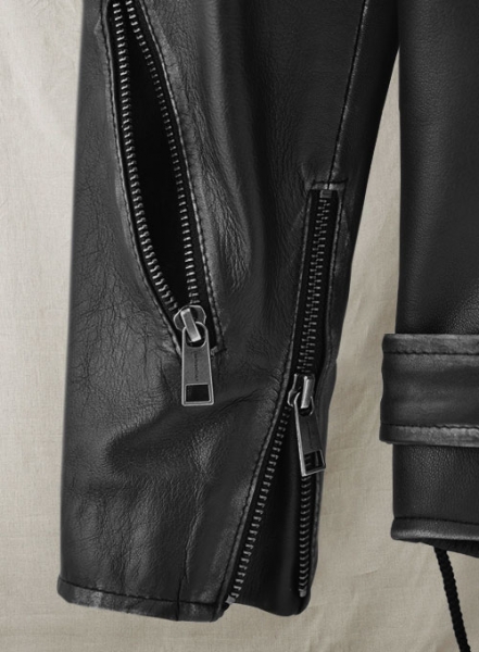 Street Style Black Biker Leather Jacket