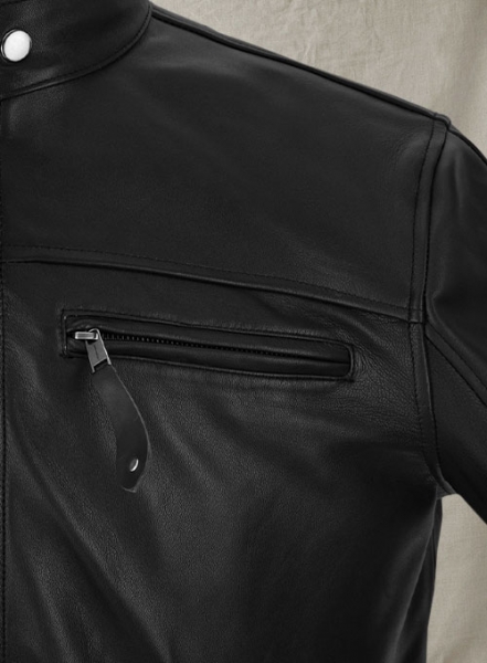 Black Keanu Reeves Leather Jacket