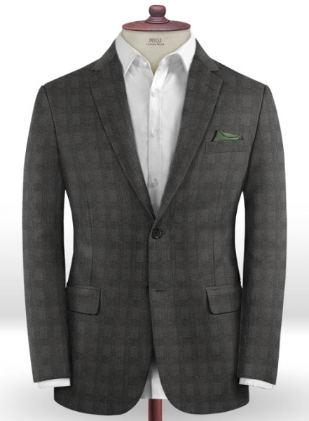 Napolean Prince Charcoal Wool Jacket