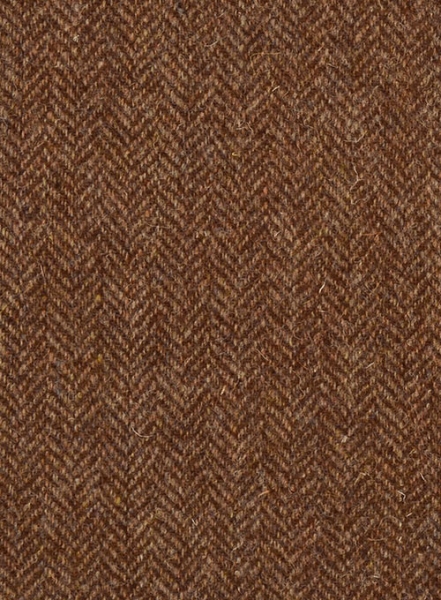 Harris Tweed Rust Herringbone Pants