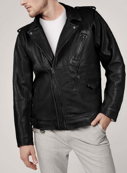 Falcon Black Rider Leather Jacket