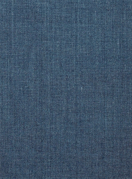 Indigo Blue Pure Linen Pants