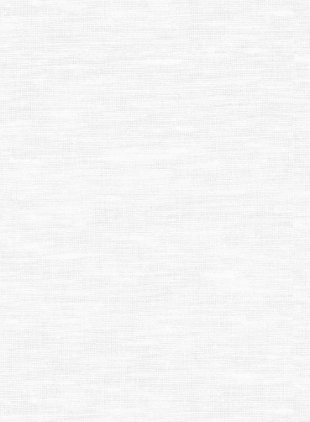Pure White Linen Shirt - Half Sleeves