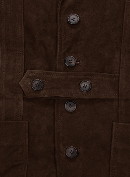 Safari Dune Suede Leather Blazer