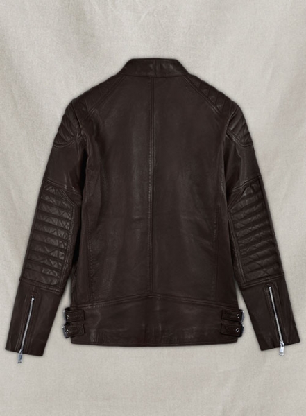 Shotgun Brown Moto Leather Jacket