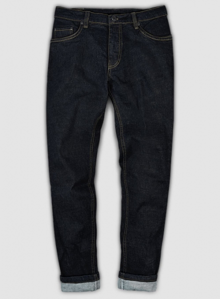 Chicago Blue Hard Wash Stretch Jeans - Look #555