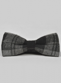 Tweed Bow - Black Scot Tweed
