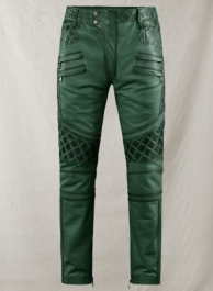 Outlaw Burnt Green Leather Pants Outlaw Burnt Green Leather Pants